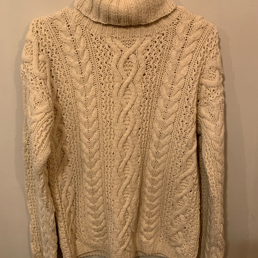 Yorkshire Knitting cream color sweater